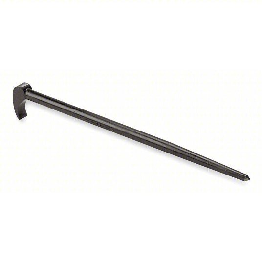Proto J2126 Rolling Head Pry Bar Point End, 12 in Overall Lg, 1/2 in Bar Wd, 1/2 in End Wd, T No, 0 Nail Slots - KVM Tools Inc.KV5C930