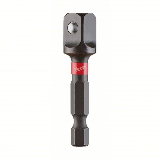 Milwaukee 48 - 32 - 5031 Hex Drive Socket Adapter 1/4 in Input Drive Size, Black Oxide, 3/8 in Output Drive Size - KVM Tools Inc.KV5ECA9