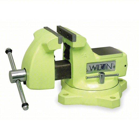 Wilton 1560 Combination Vise Std Duty, Enclosed, High Vis, 6 in Jaw Face Wd, 5 3/4 in Max Jaw Opening - KVM Tools Inc.KV5LJ85