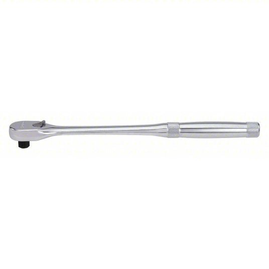 Proto J5250XL Hand Ratchet Pear, Reversing, 11 in Overall Lg, Chrome, 8° Min Arc Swing, 3/8 in Drive Size - KVM Tools Inc.KV426G42