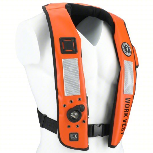 Mustang Survival MD318802-2-0-235 Life Jacket Orange, Type V, 38 lb Buoyancy, SOLAS-Grade Reflective, Universal - KVM Tools Inc.KV5UYD7