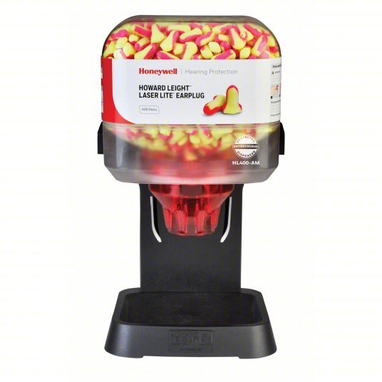 Honeywell HL400-LL-INTRO-AM Earplug Dispenser with Refill, Contoured-T, 32 dB NRR, 400 Pairs - KVM Tools Inc.KV60UM99