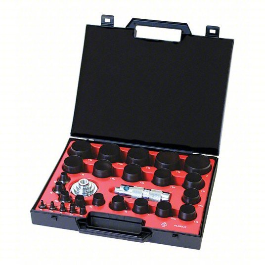 Allpax AX1302 Hollow Punch Kit,Standard,27 pcs. - KVM Tools Inc.KV65DJ22