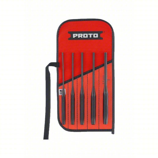 Proto J48005LS2 Proto Pin Punch Set: 5 Piece 5/32" - 5/16" - KVM Tools Inc.KV6DJZ4