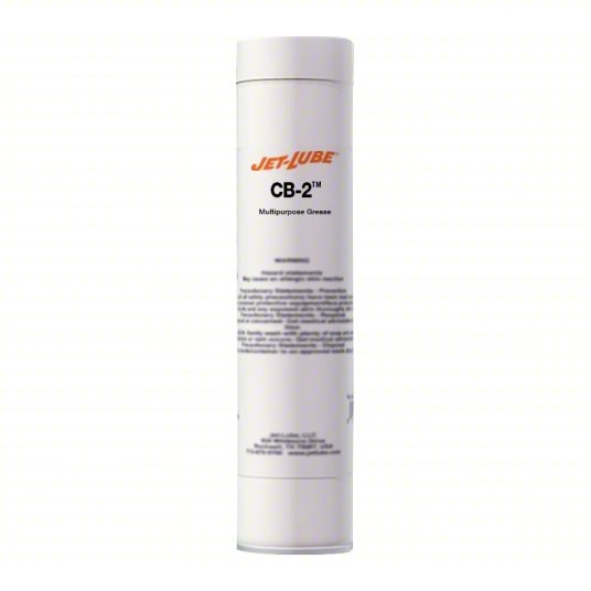 Jet-Lube 31050 Multipurpose Grease CB-2, 14 oz, Cartridge, NLGI 2, Lithium Thickener - KVM Tools Inc.KV6HAL8