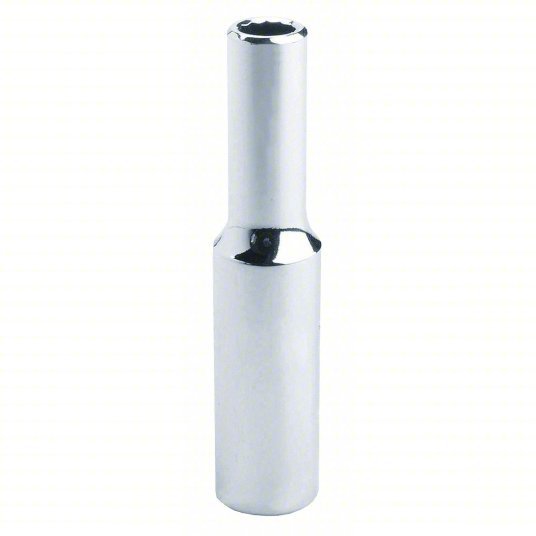 Proto J4713LTM Socket 1/4 in Drive Size, 13 mm Socket Size, 12 - Point, Deep, Chrome - KVM Tools Inc.KV429M72