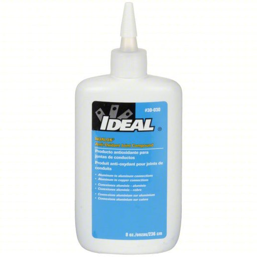 Ideal 30-030 Antioxidant Compounds for Conduit & Fitting 8 oz Container Size, Squeeze Bottle - KVM Tools Inc.KV6YH33