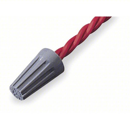 Ideal 30 - 071 Twist On Wire Connector Gray, 22 AWG – 16 AWG Twist - On Wire Size Ranges,100 PK - KVM Tools Inc.KV6YH34