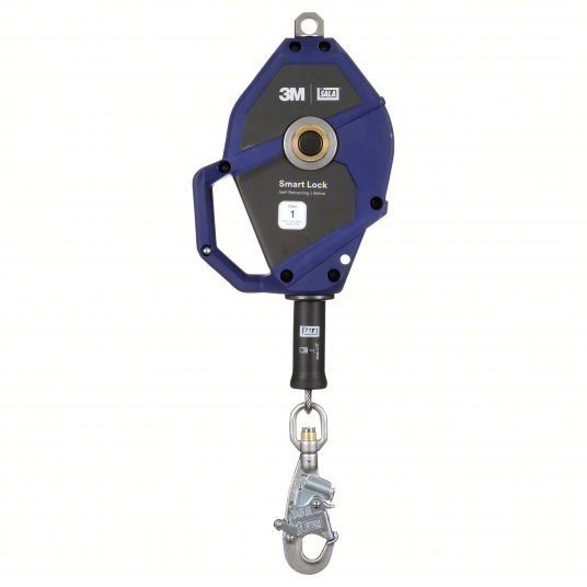 3M 3503875 Self Retracting Lifeline Steel Snap Hook Anchor, Harness Steel Carabiner, 25 ft Line - KVM Tools Inc.KV804L19