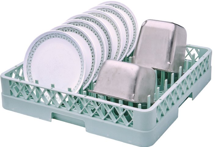 Hobart DISHRAK-PEG20 Full Size Peg Rack, Gray/Green - KVM Tools Inc.KVDISHRAK-PEG20