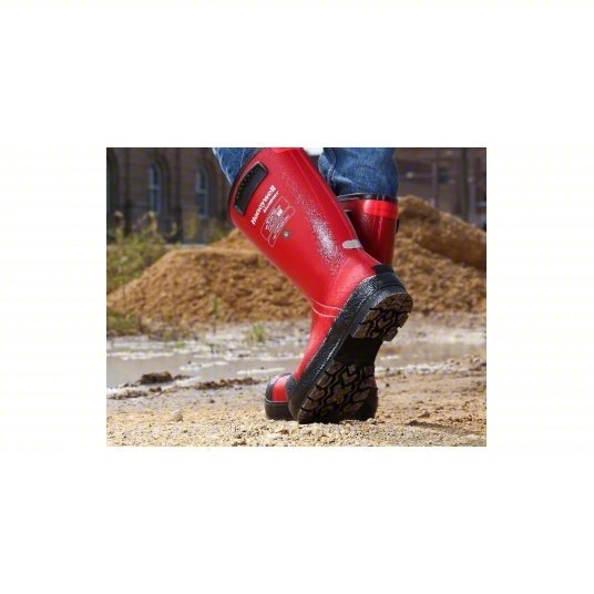 Salisbury 52000 08 - ES Dielectric Rubber Boots, Electrigrip Non Slip Sole, Red, 8 - KVM Tools Inc.KV804KZ5