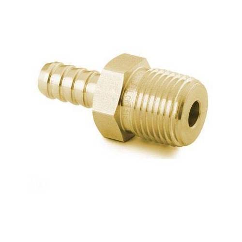 Swagelok B - 4 - HC - 1 - 4 Brass Hose Connector 1/4" MNPT, 1/4 Hose Size - KVM Tools Inc.KVB - 4 - HC - 1 - 4