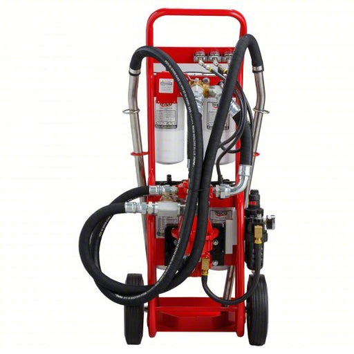 Trico 36933 Hydraulic Oil Filter Cart 3 gpm Max. Flow, 100 psi Max. Pressure, 4 hp Motor, Pneumatic - KVM Tools Inc.KV12J003