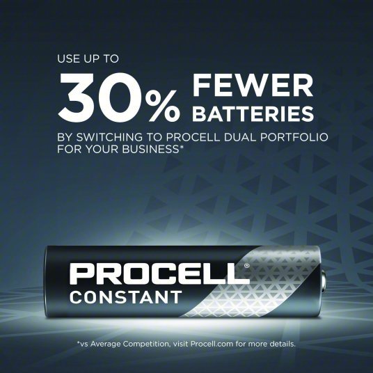 Duracell Battery AAA, Everyday, Alkaline, 1.5V DC, Procell Constant, 24 PK - KVM Tools Inc.KV5LE25
