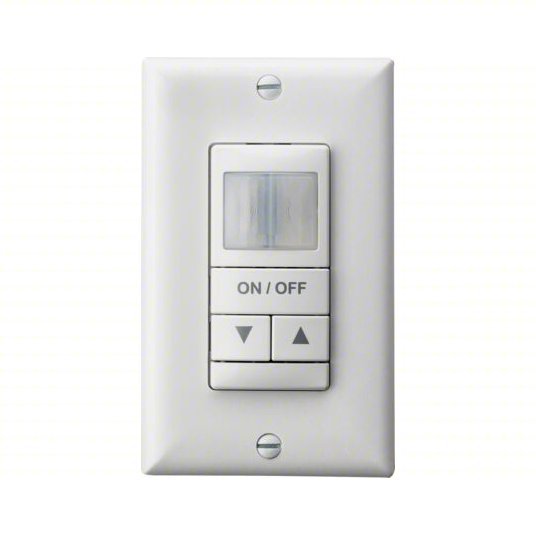 Occupancy Sensor WSX PDT WH, Fluorescent/Incandescent/LED, Hard Wired, 800W - KVM Tools Inc.KV20VE44