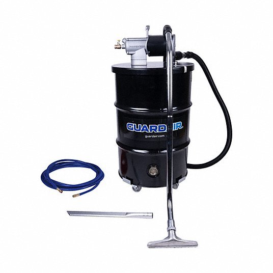 Guardair PQ55C150NED Static Conductive Drum Vacuum Wet/Dry, Std, 55 gal Tank Size, Steel - KVM Tools Inc.KV824L98