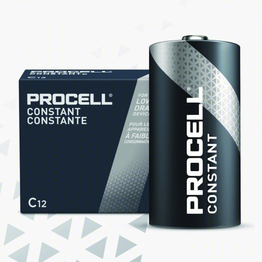 Duracell Procell PC1400 Battery C, Everyday, Alkaline, 1.5V DC, Procell Constant, 12 PK - KVM Tools Inc.KV5LE22