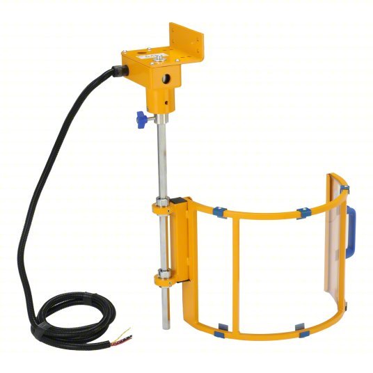 Repar TR - 3B - 300H240 Machine Guard Curved, 9 1/2 in Guard Wd, 11 3/4 in Guard Ht, Aluminum/Polycarbonate - KVM Tools Inc.KV45HE71