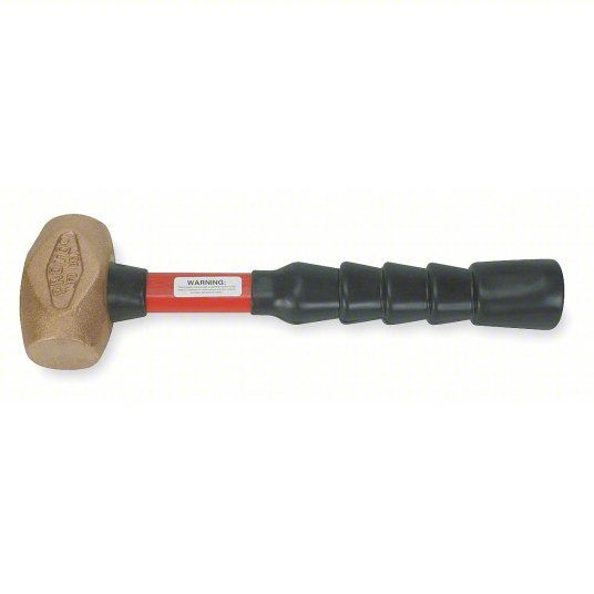 Proto J1432G Non - Sparking Engineering Hammer Fiberglass Handle, 2 1/2 lb Head Wt, 1 3/4 in Dia, 14 in Overall Lg - KVM Tools Inc.KV3R515