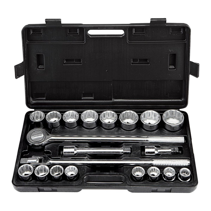 Pittsburg 5494 3/4 in. Drive Metric Jumbo Socket Set, 20-Piece - KVM Tools Inc.KVHJF5494
