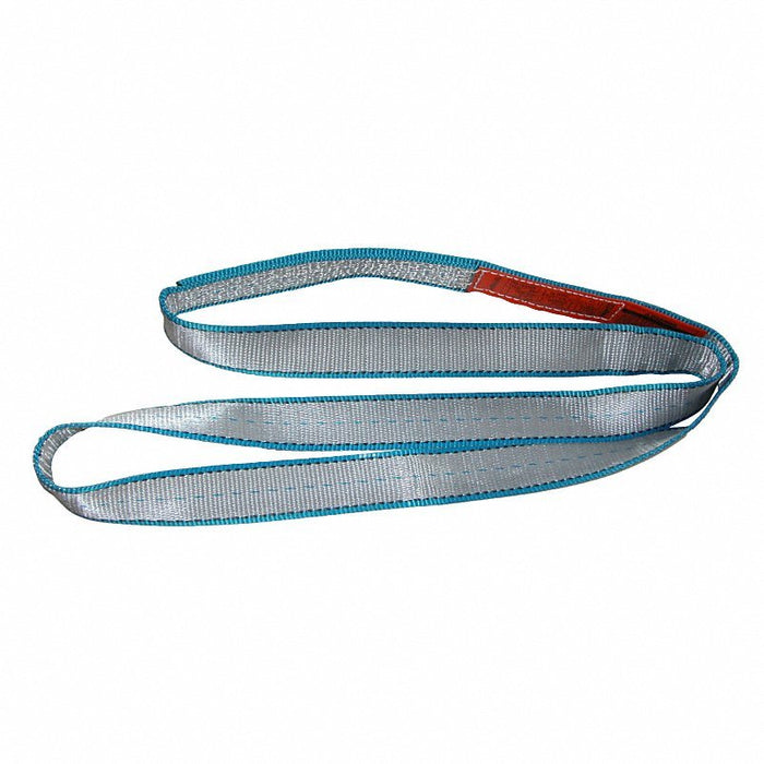 Lift-All EN1802TX6 Web Sling, Endless, 6 ft L, 2 in W, Tuff-Edge Polyester, Silver - KVM Tools Inc.KV1A596