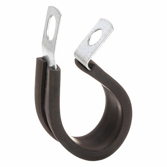 KVM Tools COL0809Z1 Clamp, OD 1/2 In, 1/2 In W, Cushion, PK50 - KVM Tools Inc.KV1BAB5