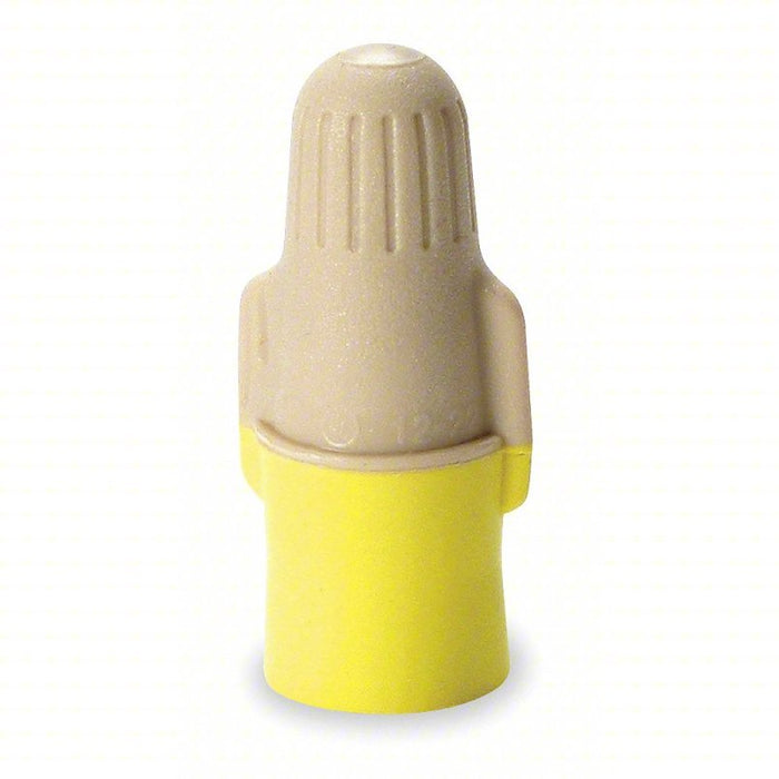 3M T/Y+BOX Twist On Wire Connector: Tan/Yellow, 100 PK - KVM Tools Inc.KV1DLY7