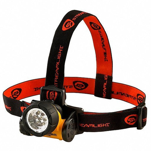 Streamlight 61052 Safety-Rated Headlamp 120 lm Max Brightness, 3.5 hr Run Time at Max Brightness, Yellow, ABS, Flood - KVM Tools Inc.KV1PJH9