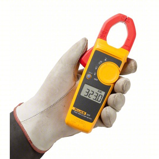 FLUKE-323 Digital Clamp Meter Clamp-Jaw, CAT III 600V/CAT IV 300V, TRMS, 400 A Max. AC Current - KVM Tools Inc.KV20E890