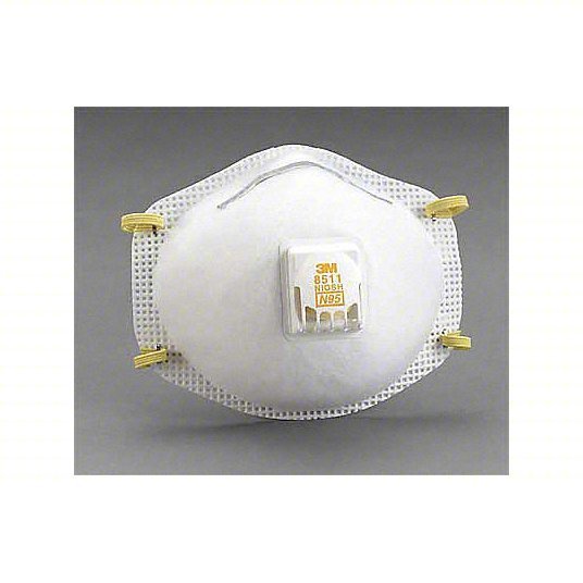 3M 8511PA1-A Disposable Respirator Dual, Non-Adj, Metal Nose Clip, Std, White, M Mask Size,N95, 12 PK - KVM Tools Inc.KV2JCN5