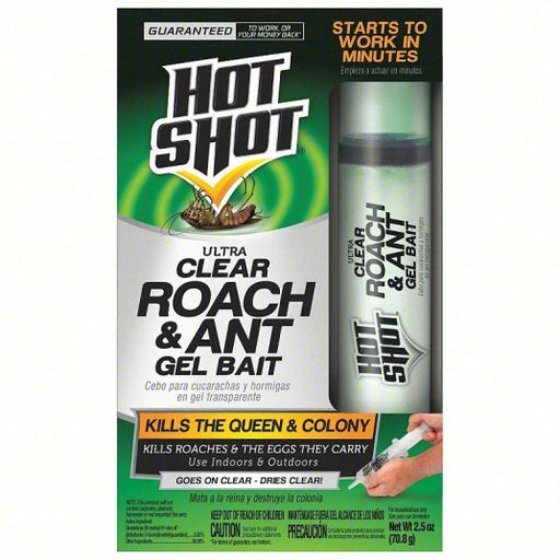 Hot Shot HG-95769 Roach and Ant Killer For Use On Crawling Insects, Tube, 2.5 oz Container Size - KVM Tools Inc.KV36WG32