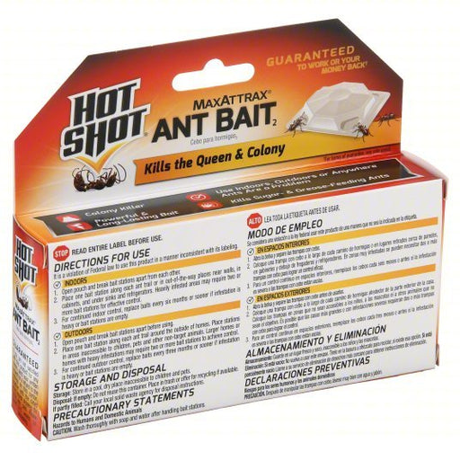 Hot Shot HG-2040W Ant Killer For Use On Crawling Insects, Bait Box Trap, Indoor Use, 4 PK - KVM Tools Inc.KV36WG40