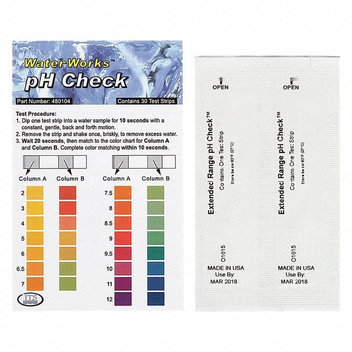 Industrial Test Systems 480104 Test Strips, pH, 2-12, PK30 - KVM Tools Inc.KV3VEY4
