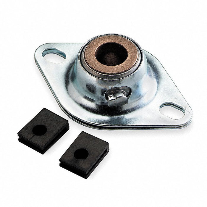 KVM Tools 4X815 Flange Bearing, 2-Bolt, Sleeve, 1/2" Bore