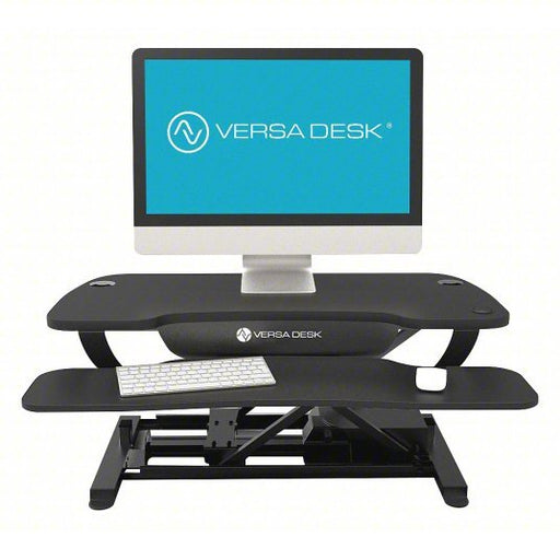 Versa VT7643624-00-01 Electric Adjustable Standing Desk Converter VT764 Series, 36 in Overall Wd, 0 in to 20 in - KVM Tools Inc.KV52JD85