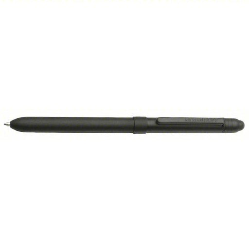 Ability One 7520-01-646-1095 Black/Red, 0.8 mm Pen Tip, Retractable, Brass, Stylus On Top of The Eraser Cap, Black - KVM Tools Inc.KV52WX50