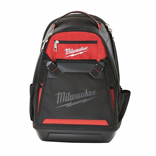 Milwaukee 48-22-8200 Tool Backpack 7 Outside Pockets, 28 Inside Pockets, 15 3/8 in Overall Wd, 9 in Overall Dp - KVM Tools Inc.KV53TX73