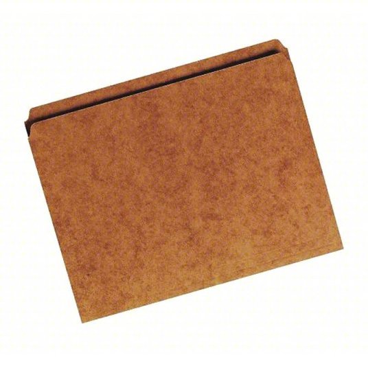 Ability One 7530-00-222-3443 File Folders Letter, Straight, 8 1/2 in Ht, 11 in Wd, 3/4 in Expanded Wd, Brown, 100 PK - KVM Tools Inc.KV53YJ33