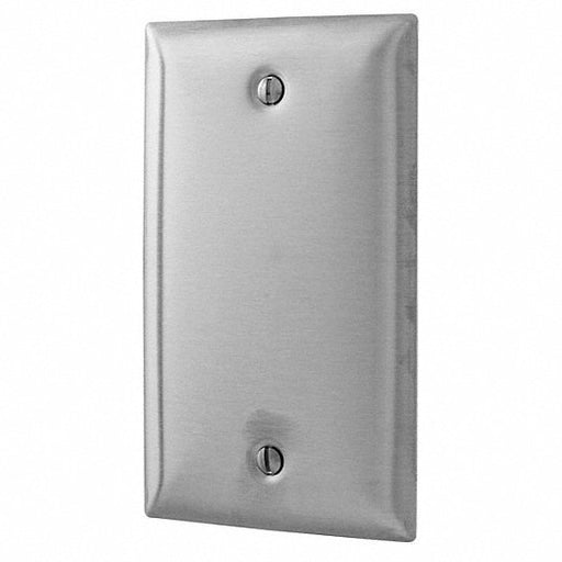 Hubbell SS13 Blank Box Mount Wall Plates, Number of Gangs: 1 Stainless Steel, matte Finish, Silver - KVM Tools Inc.KV5C266