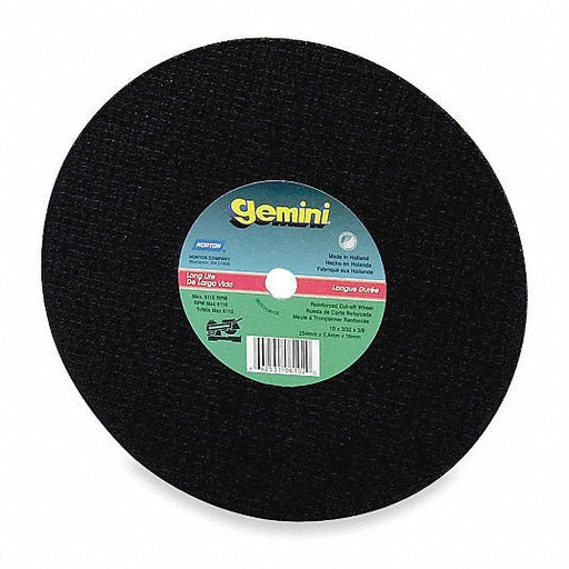 Norton 66253306611 Abrasive Cut-Off Wheel Type 1, 14 in x 1/8 in x 1 in, Aluminum Oxide, 24 Grit - KVM Tools Inc.KV6A103