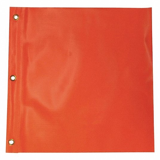KVM Tools KV9RW13 Handheld Warning Flag, Fluorescent Orange, Width: 18"