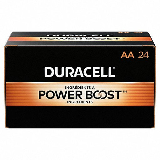 Duracell MN1500BKD Coppertop AA Alkaline Battery, 1.5V DC, 24 Pack - KVM Tools Inc.KV22A624