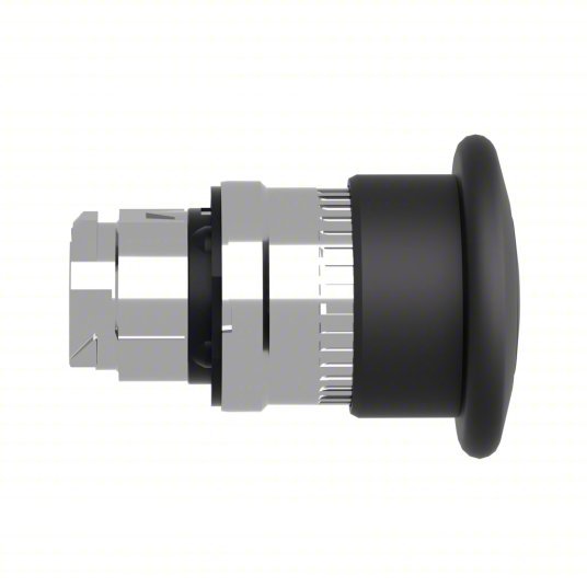 Schneider ZB4BT2 Push Button Operator: 22 mm Size, Maintained Push / Maintained Pull, Black, Metal - KVM Tools Inc.KV6HP71