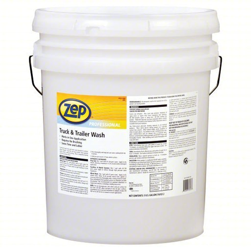 ZEP 1041566 Truck And Trailer Wash, Pail, 5 gal Concentrate, Liquid, Mild - KVM Tools Inc.KV3AAJ4