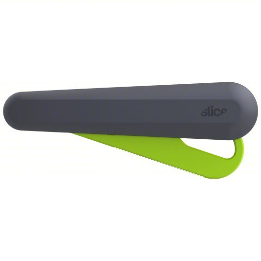 Slice 10563 Utility Knife 6 1/2 in Overall Lg, Plain, 2 1/4 in Overall Wd, Nylon, Black/Green - KVM Tools Inc.KV794J72