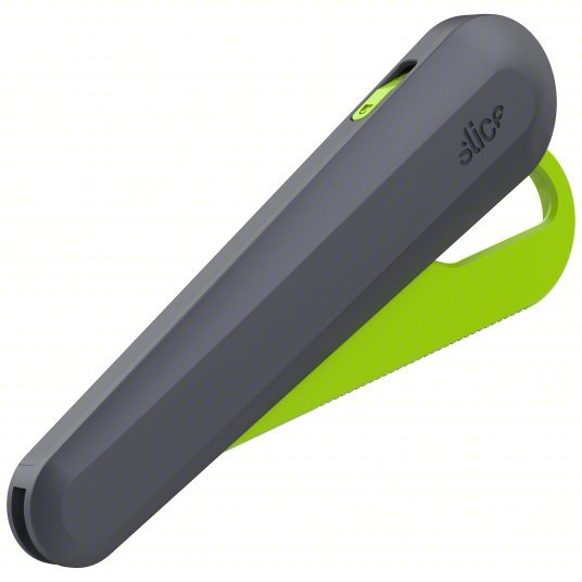 Slice 10563 Utility Knife 6 1/2 in Overall Lg, Plain, 2 1/4 in Overall Wd, Nylon, Black/Green - KVM Tools Inc.KV794J72