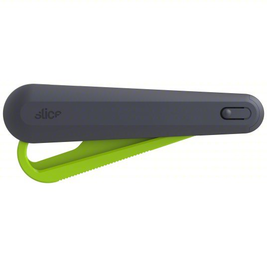Slice 10563 Utility Knife 6 1/2 in Overall Lg, Plain, 2 1/4 in Overall Wd, Nylon, Black/Green - KVM Tools Inc.KV794J72