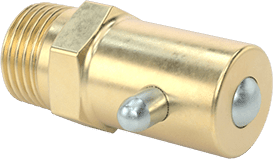 McMaster 1089K11 Pin - Style Grease Fitting Straight, 1/8 PTF Male, Brass - KVM Tools Inc.KV1089K11