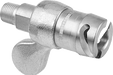 Mcmaster 1091K16 Grease - Dispensing Tip for Pin - Style Grease Fittings, 2 - 1/8" Long, NPTF Thread - KVM Tools Inc.KV1091K16