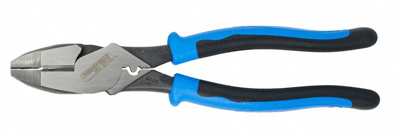 Klein Tools J2000-9NECRTP Linemans Plier, Flat, 9 1/2 in Overall Lg, 1 5/8 in Jaw Lg, 1 1/4 in Jaw Wd, 1 5/8 in Jaw Thick